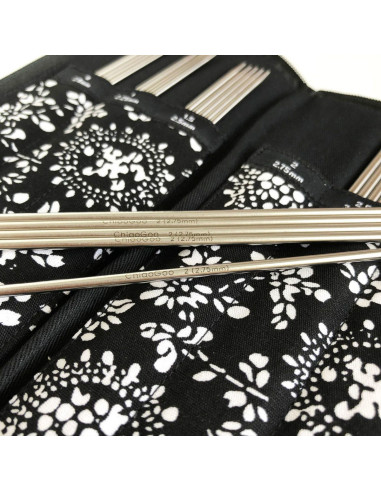 Kit de agujas de doble punta de metal ChiaoGoo