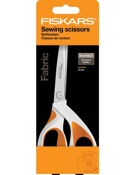 Tijeras Fiskars RazorEdge Softgrip® 21 cm
