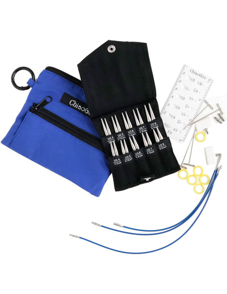 Kit de agujas circulares cortas Shorties Small ChiaoGoo