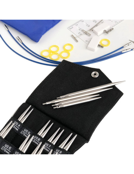 Kit de agujas circulares cortas Shorties Small ChiaoGoo