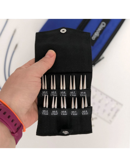 Kit de agujas circulares cortas Shorties Small ChiaoGoo