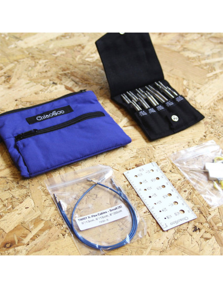 Kit de agujas circulares cortas Shorties Small ChiaoGoo