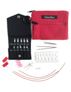 Kit de agujas circulares cortas Shorties Mini ChiaoGoo