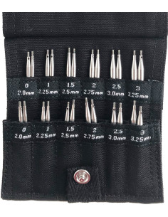 Kit de agujas circulares cortas Shorties Mini ChiaoGoo 2