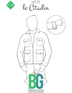 Patrón de chaqueta el Citadin - Les BG