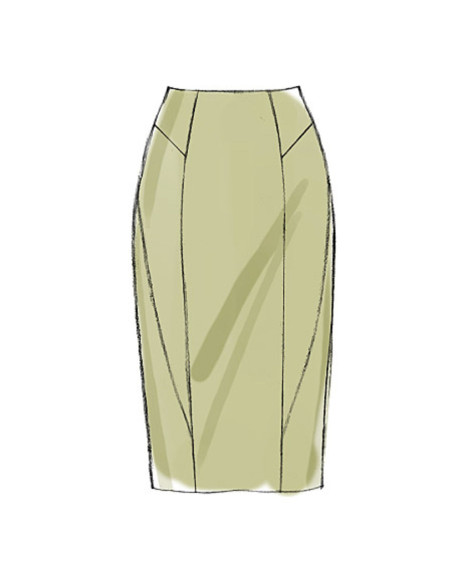 Patrón de falda - Vogue 8750