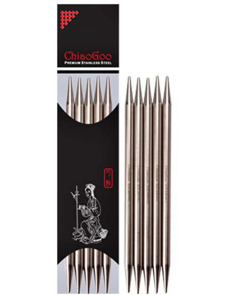 Agujas de doble punta de metal ChiaoGoo