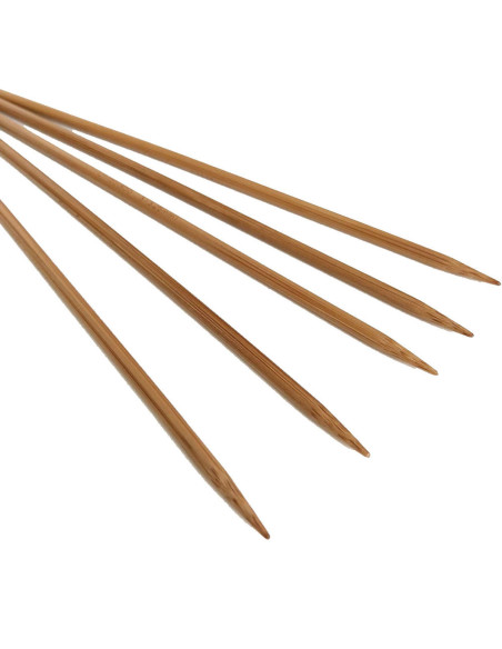 Agujas de doble punta de bambú ChiaoGoo