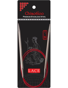 Agujas circulares fijas Red Lace ChiaoGoo