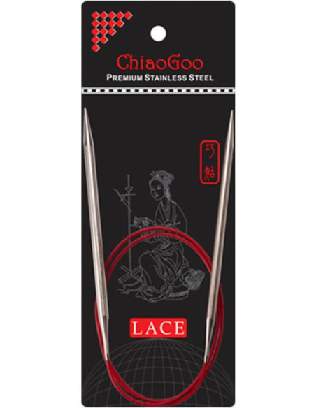 Agujas circulares fijas Red Lace ChiaoGoo