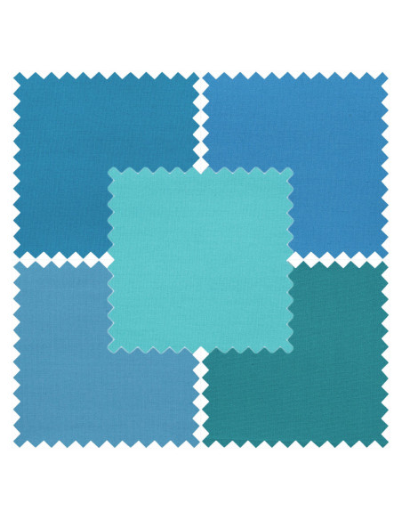 Lote de 5 cupones Fat Quarter - Seaside