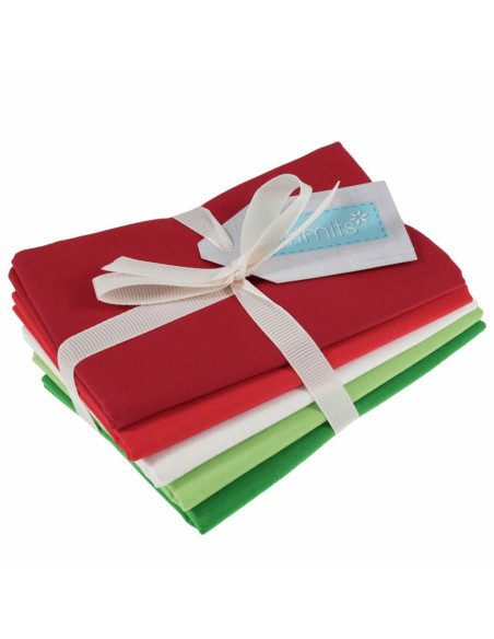 Lote de 5 cupones Fat Quarter - Festivo