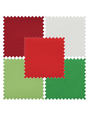 Lote de 5 cupones Fat Quarter - Festivo