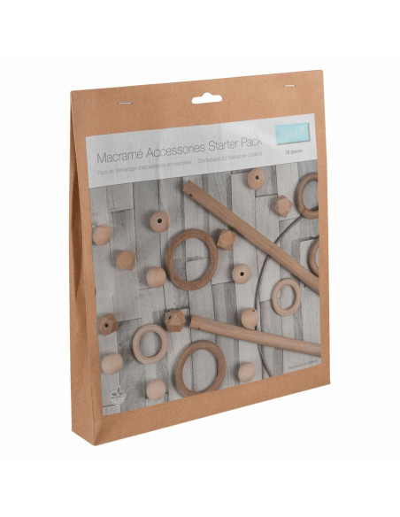Kit de inicio de accesorios para macramé