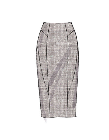 Patrón de falda - Vogue 8750