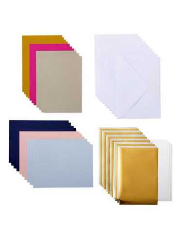 Juego de 10 tarjetas con sobres R30 especial Foil Cricut