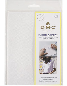 Paquete de 2 hojas en blanco A5 Magic Paper DMC