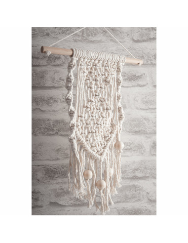 Palo de madera para macramé - 30 cm x 15 mm