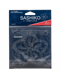 Plantilla para sashiko - Flor de cerezo