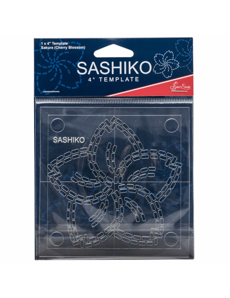 Plantilla para sashiko - Flor de cerezo
