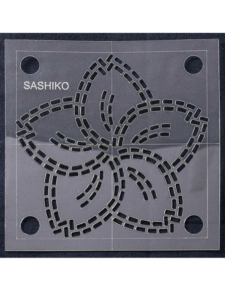 Plantilla para sashiko - Flor de cerezo