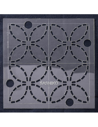 Plantilla para sashiko - Siete tesoros