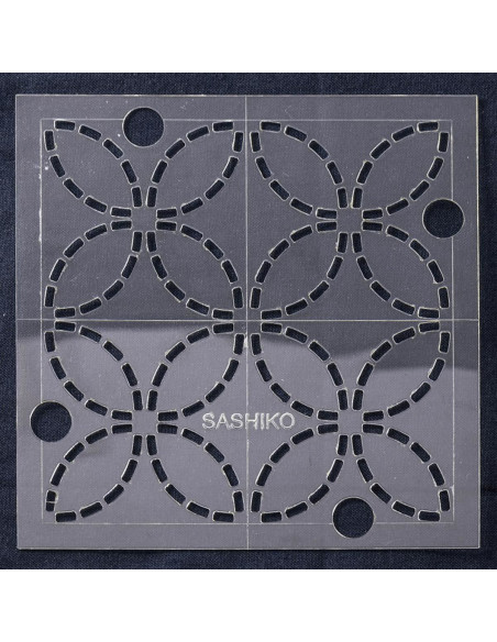 Plantilla para sashiko - Siete tesoros