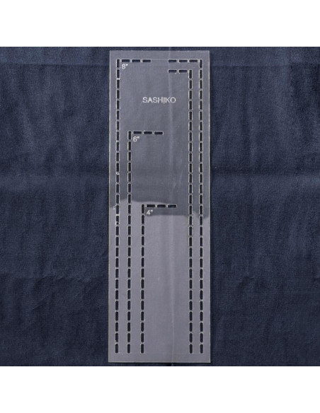 Plantilla para sashiko - Líneas rectas