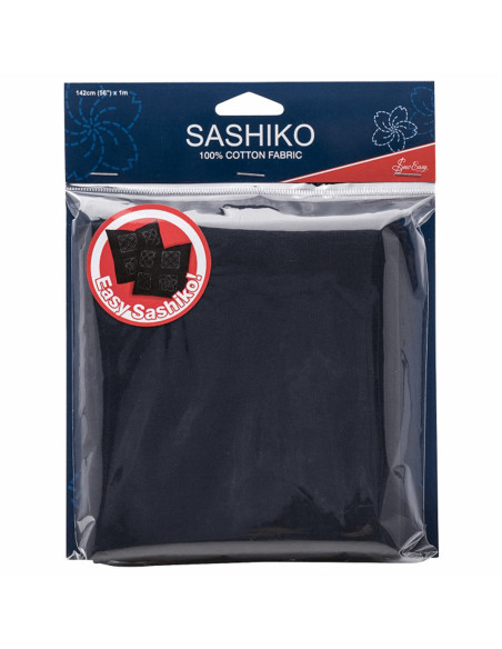 Tela sashiko - Azul marino oscuro