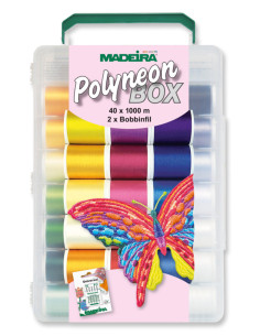 Maletín de hilos para bordar Deluxe Polyneon Madeira