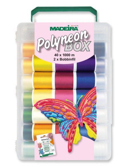 Maletín de hilos para bordar Deluxe Polyneon Madeira