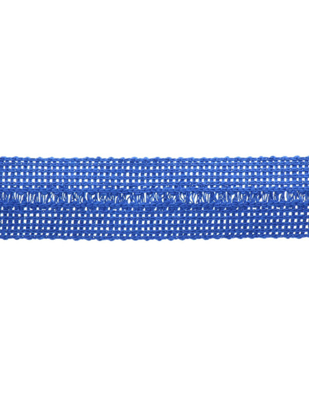 Trenza pre-plegada acrílica por metro - Azul real