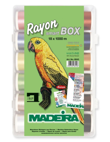 Caja de hilos para bordar SmartBox Rayon Madeira