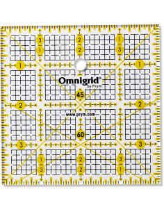 Regla de patchwork Omnigrid 4 x 4 pulgadas