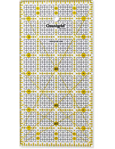 Regla de patchwork Omnigrid 4 x 8 pulgadas