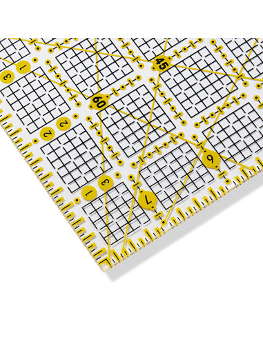 Regla de patchwork Omnigrid 4 x 8 pulgadas