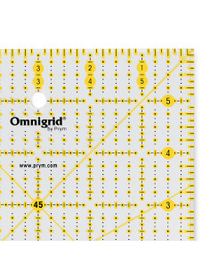 Regla de patchwork Omnigrid 6 x 6 pulgadas 2