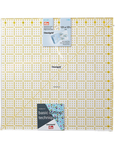Regla patchwork Omnigrid 12,5 x 12,5 pulgadas