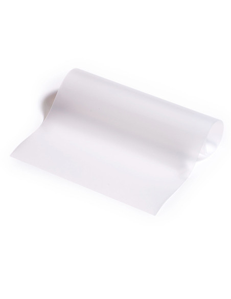 Hoja para creaciones textiles transparente