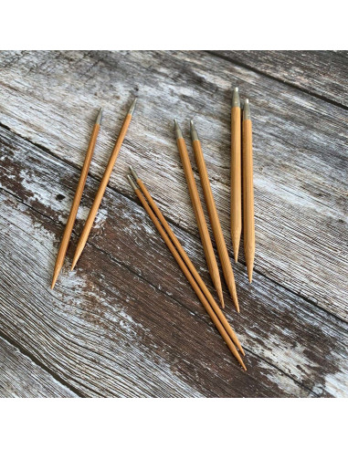 Puntas de agujas de bambú Spin ChiaoGoo