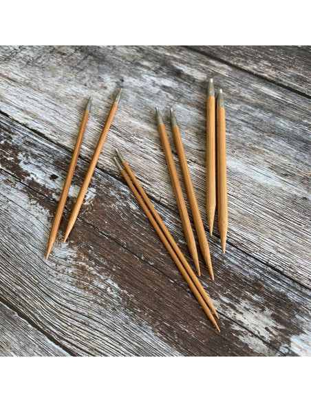 Puntas de agujas de bambú Spin ChiaoGoo