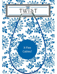 Cable Twist X-Flex para agujas intercambiables ChiaoGoo