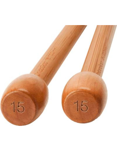 Agujas de tejer de bambú Chiaogoo
