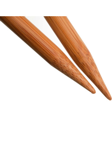 Agujas de tejer de bambú Chiaogoo