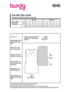 Patrón de vestido - Burda 6048 2