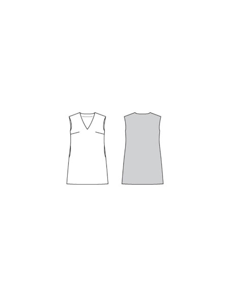 Patrón de vestido - Burda 6048