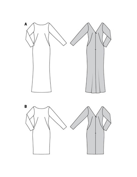 Patrón de vestido - Burda 6068