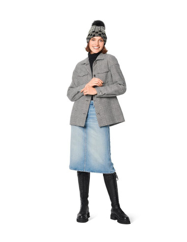 Patrón de abrigo y chaqueta - Burda 6069