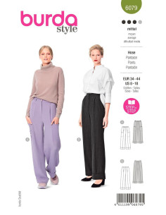 Patrón de pantalón - Burda 6079