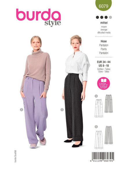Patrón de pantalón - Burda 6079